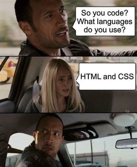is html a programming language meme