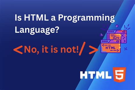 is html a programming language or not