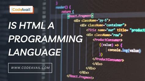 is html considered a coding language