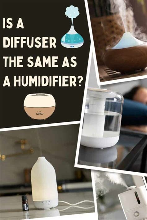 Is Humidifier Same As Diffuser