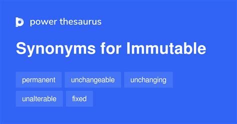 Is Immutable Synonym