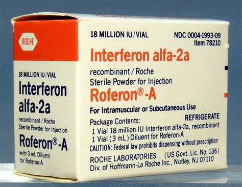 is interferon alpha a chemotherapy drug