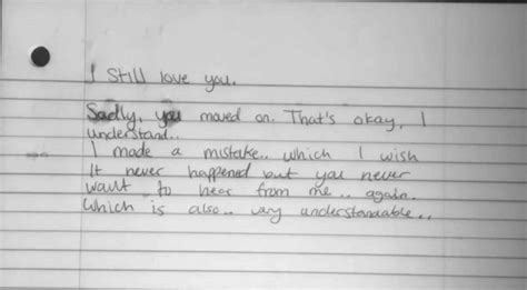 is it a bad idea to write a letter to your ex