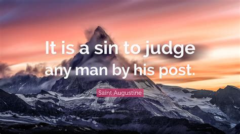 is it a sin to judge