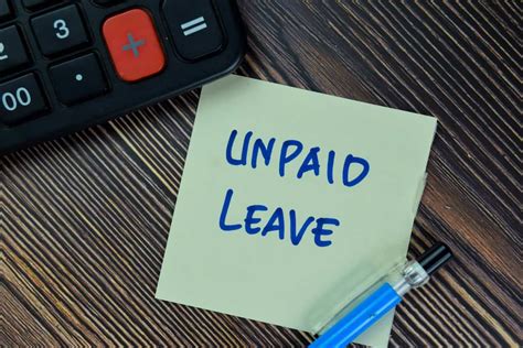 is it bad to take unpaid leave