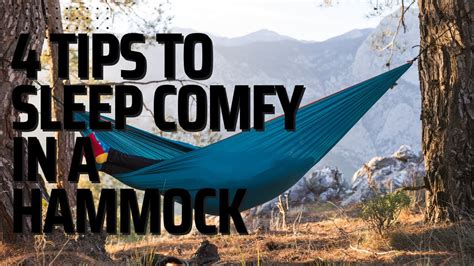 Is It Comfortable To Sleep In A Hammock