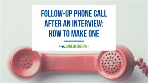 is it good to call after an interview