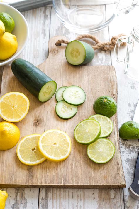 is it good to put lemon and cucumber in your water