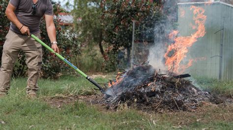 is it illegal to burn stuff in garden