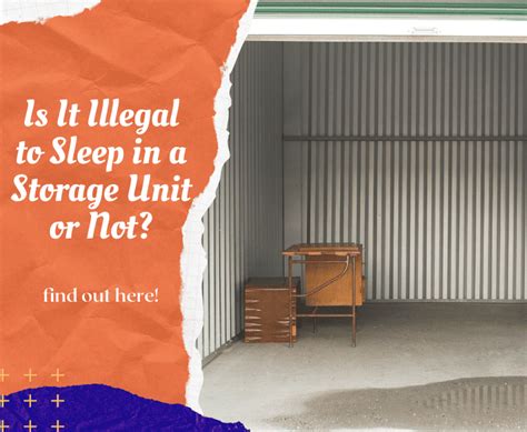 Is It Illegal To Sleep In A Storage Unit In Wisconsin