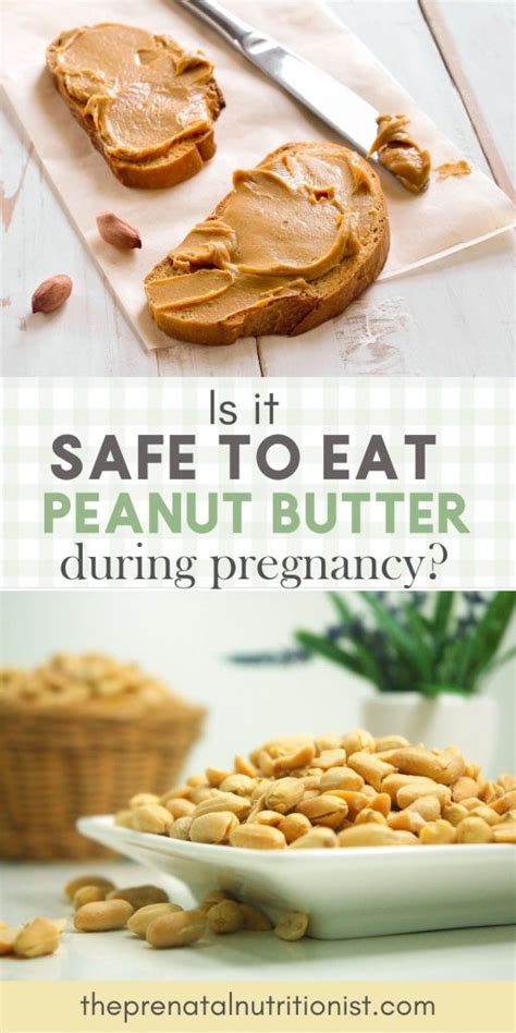 is it ok to eat peanut butter when pregnant