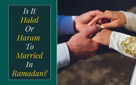 is it ok to get married in ramadan
