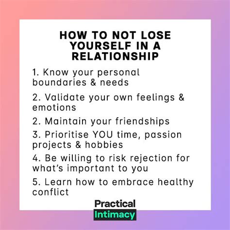is it okay to lose yourself in a relationship