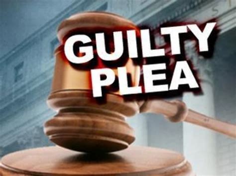 is it plead or pleaded guilty