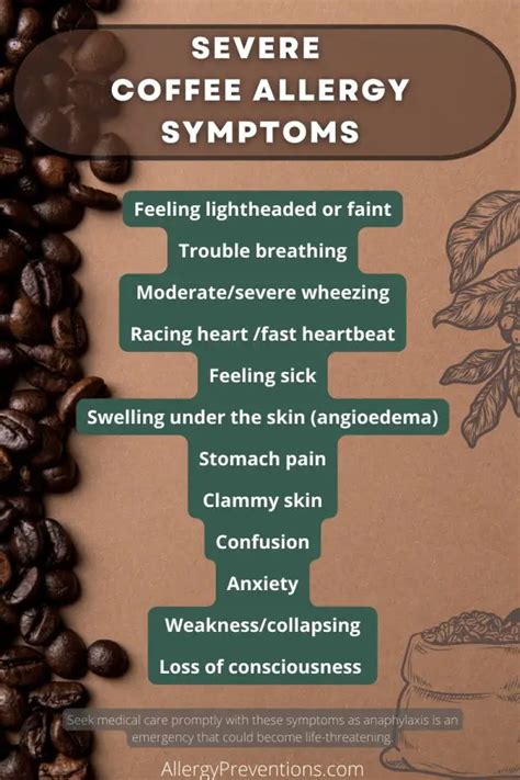 is it possible to be allergic to caffeine