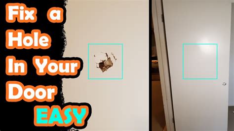 Is It Possible To Fix A Hole In A Door