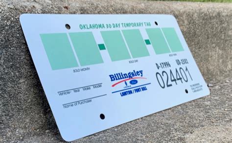 is it possible to get temporary plates