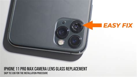 is it possible to replace iphone camera lens