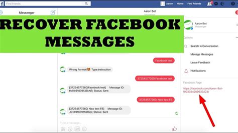is it possible to restore deleted messages on messenger