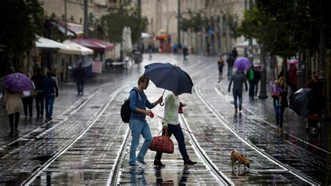is it raining in israel