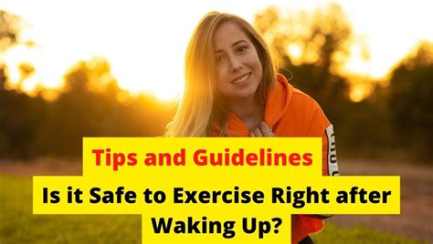 Is It Safe To Exercise Right After Waking Up 