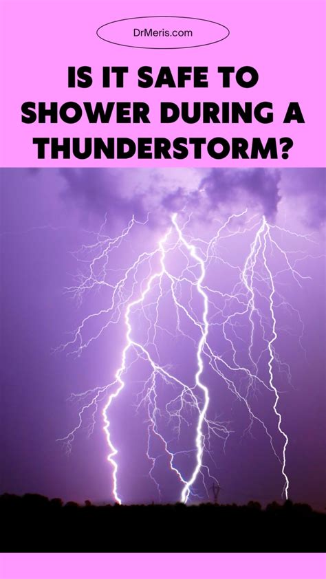Is It Safe To Take A Shower When It's Storming