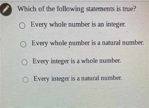 is it true that every integer is a whole number
