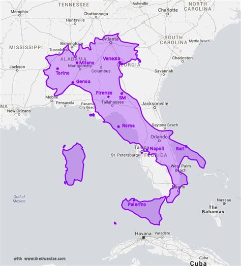 is italy bigger than germany