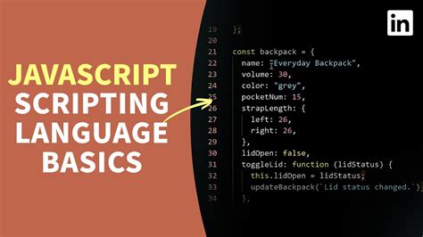 is javascript a scripting language