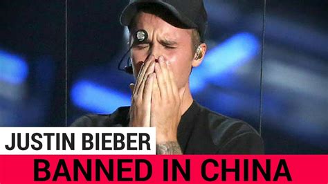 is justin bieber banned from china