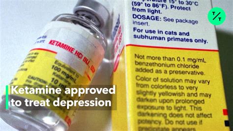 is ketamine approved for depression