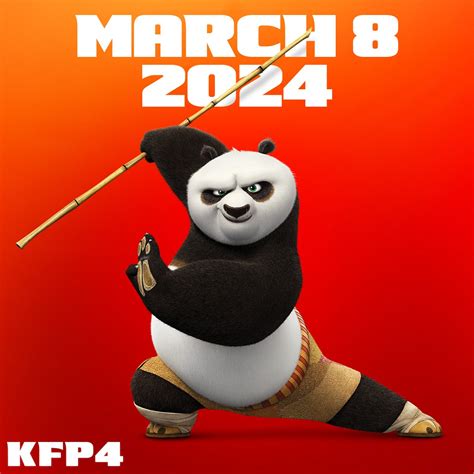 is kung fu panda four out