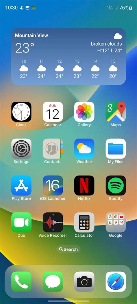 Launcher iOS 16 for Android
