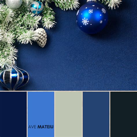 is light blue a christmas color