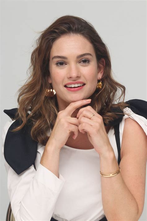 is lily james a singer