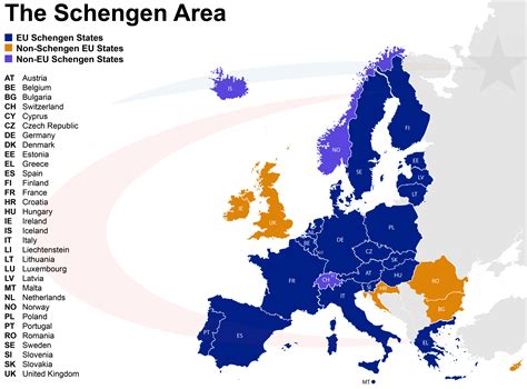 is lithuania part of the schengen area