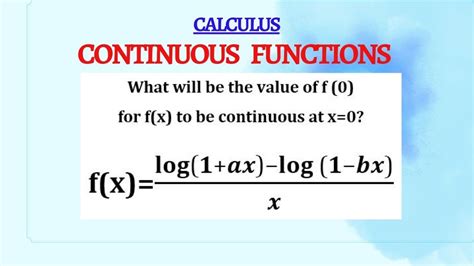 Is Log Function Continuous