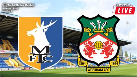 is mansfield v wrexham on tv