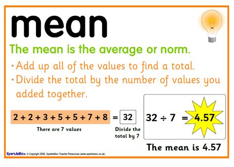 is mean another word for average in math