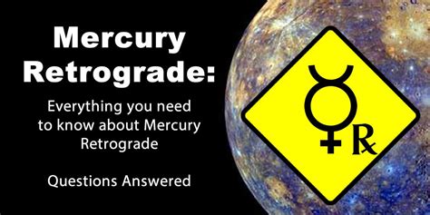 is mercury in retrograde or something