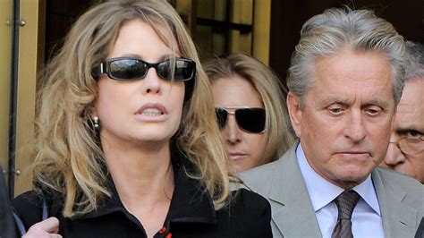 is michael douglas divorce