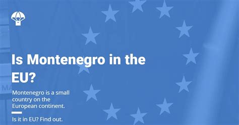 is montenegro part of european union