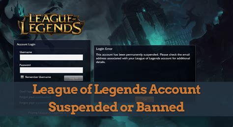 is my account banned league of legends