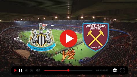 is newcastle v west ham on tv