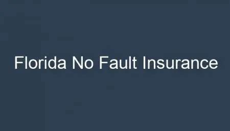 is no fault coverage required in florida