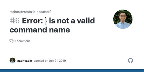 Is Not A Valid Command Name Stata