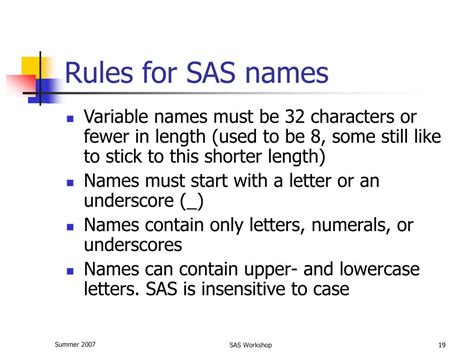 Is Not A Valid Sas Name Error