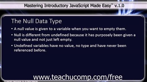 is null a data type in javascript