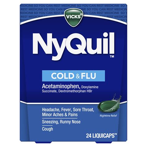 is nyquil gel capsules good for congestion