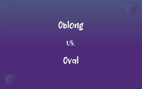 Is Oblong The Same As Oval